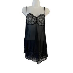 Avidlove Black Lace Babydoll Lingerie Size Large